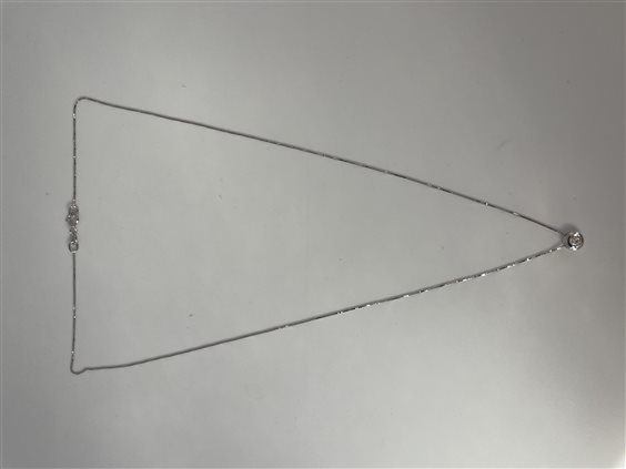 Collana Soma Gioielli Donna Punto Luce Diamante Taglio Brillante in Oro bianco Diamante 0.09 Ct SON GIR OB/BR 0.09 CIPOL - SON GIR OB/BR 0.09 CIPOL